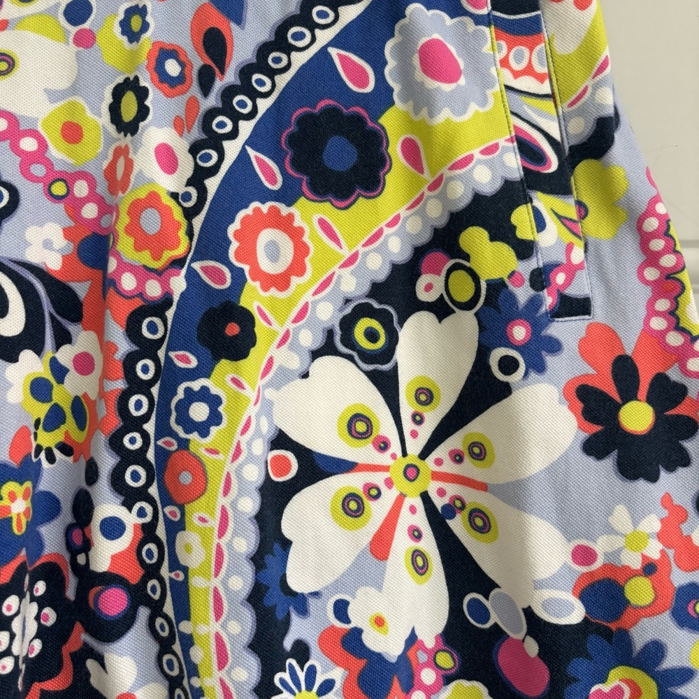 Talbots UPF Navy Floral Paisley Print Skort, Size Medium - Picture 8 of 14
